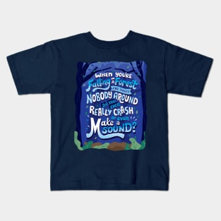 Falling in a forest Kids T-Shirt